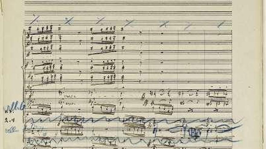 Manuscrito de Mahler.