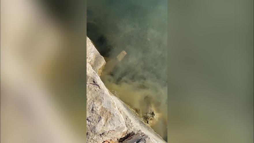 Una avería provoca un vertido de aguas residuales en el río de Santa Eulària