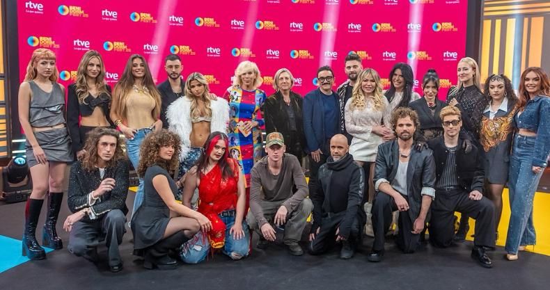 Los 16 participantes del Benidorm Fest 2025