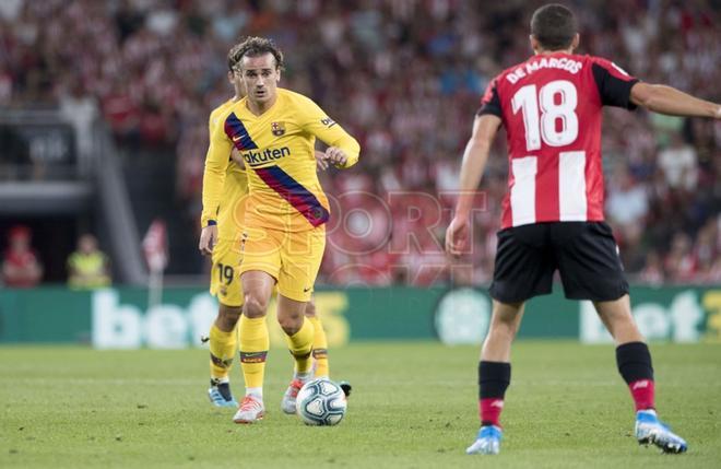 Imágenes del partido entre el  Athletic Club Bilbao,1 - FC Barcelona, 0 correspondiente a la jornada 01 de LaLiga Santander y que se ha disputado en San Mamés, Bilbao.