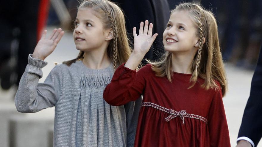 La princesa Leonor y la infanta Sofía, en una imagen de archivo