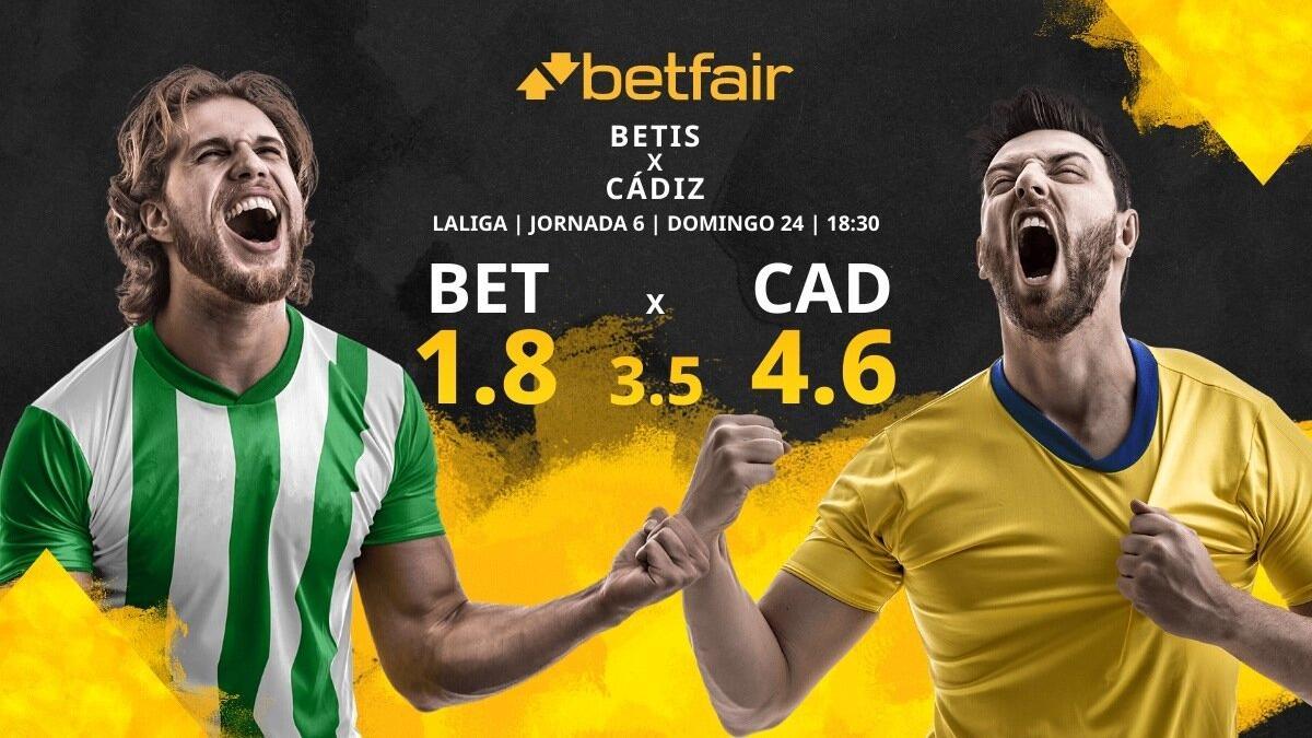 Real Betis Balompié vs. Cádiz CF: horario, TV, estadísticas, clasificación y pronósticos