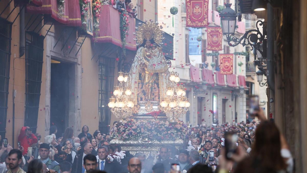 Procesión de la Virgen del pasado año
