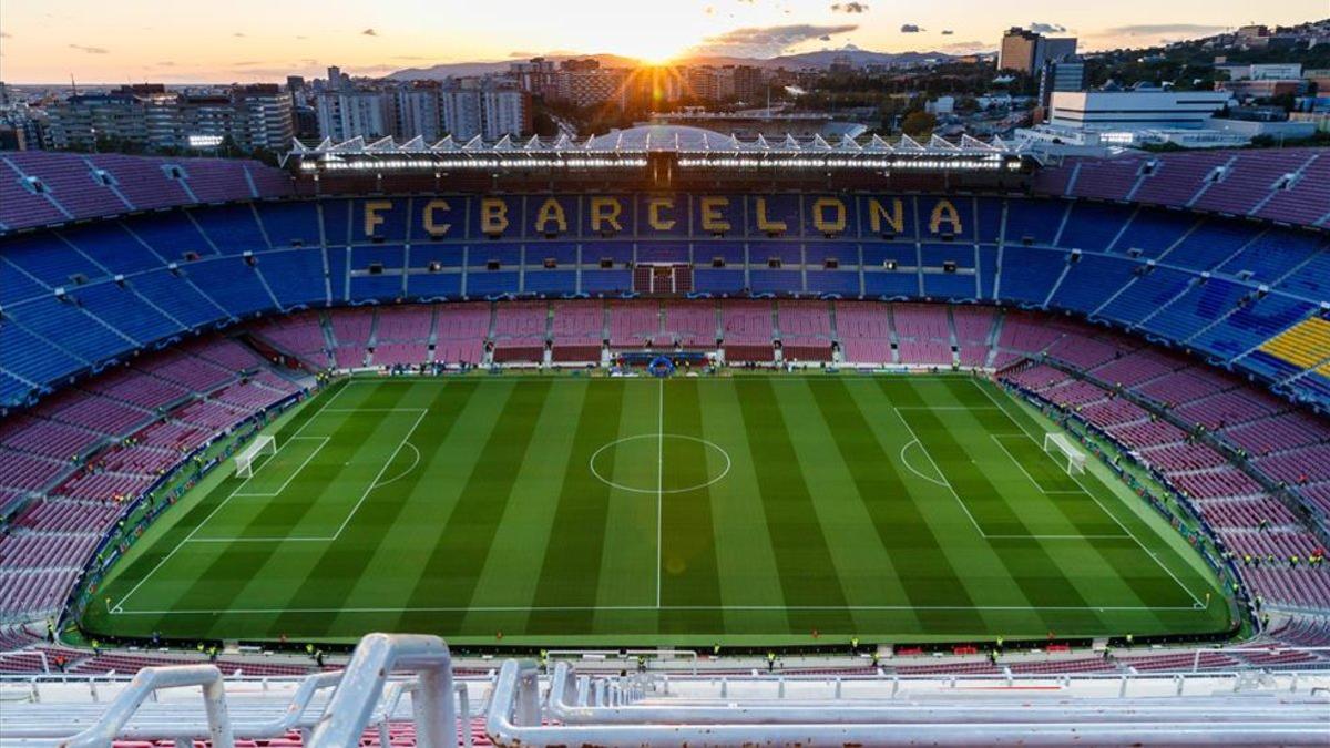 El Camp Nou, vacío como tantos otros estadios