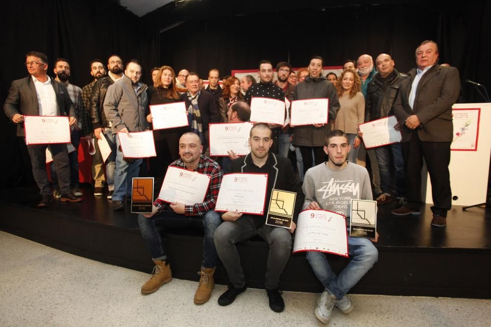 Entrega del IX Campeonato de Pinchos de Gijón.