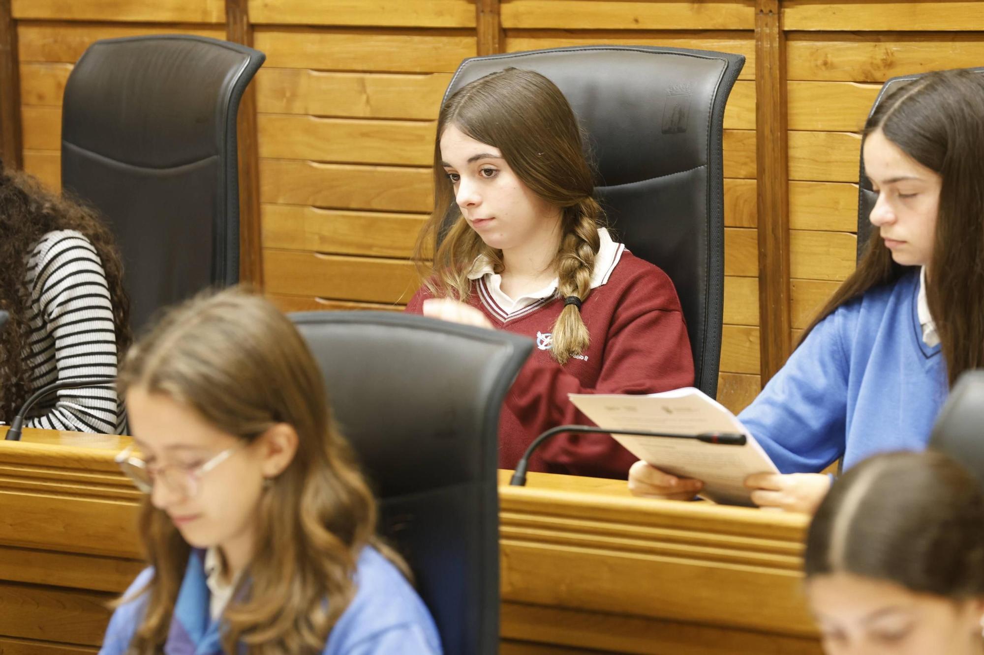 El Pleno del Consejo Municipal de Infancia y Adolescencia de Gijón, en imágenes