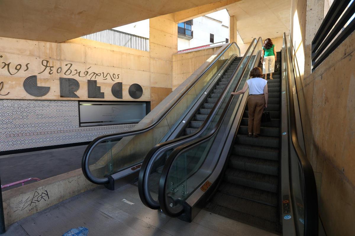 Los vecinos de Toledo ya han utilizdo las escaleras mecánicas del Palacio de Congresos en su reapertura
