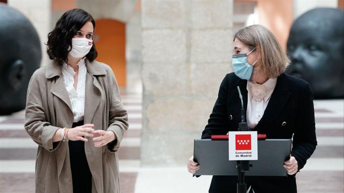 Isabel Díaz Ayuso y Marta Rivera de la Cruz.