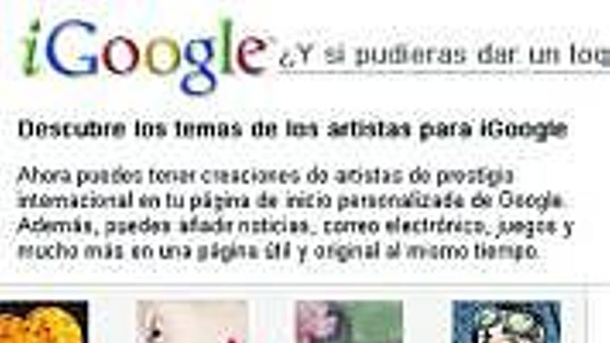 La web de Google.