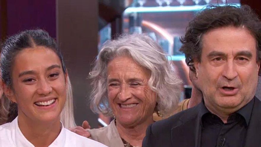 María Lo, ganadora de 'Masterchef 10', junto a Pepe Rodríguez.