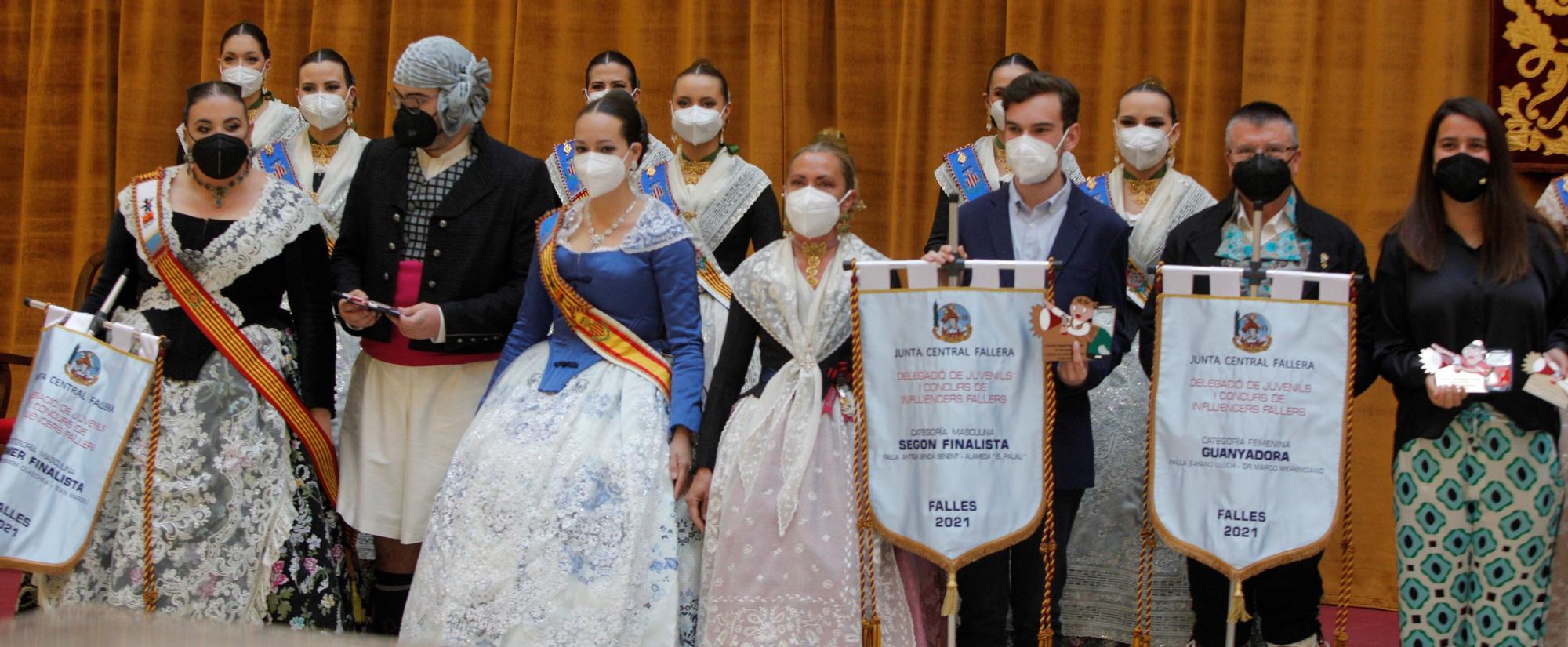 Entrega de premios de la Gala Juvenil de las Fallas 2021