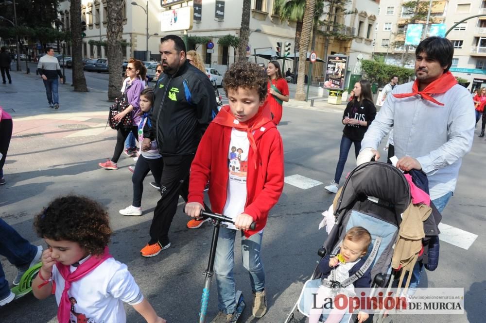 Marcha solidaria de Jesús-María por Haití