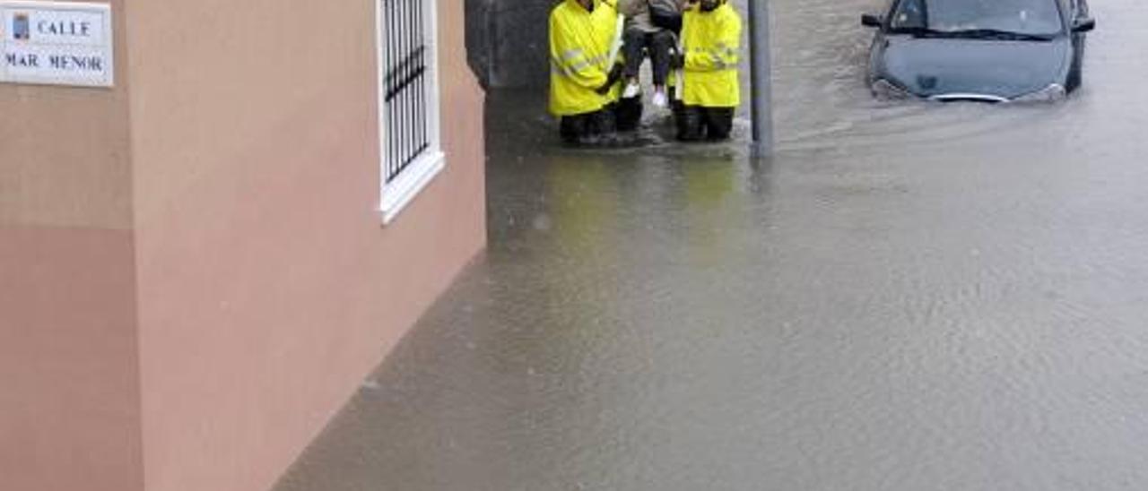 Imagen de la zona en la que se produjo la inundación.