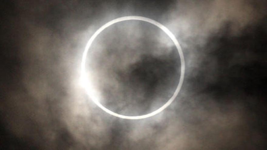 Imagen de un eclipse solar de 2012.