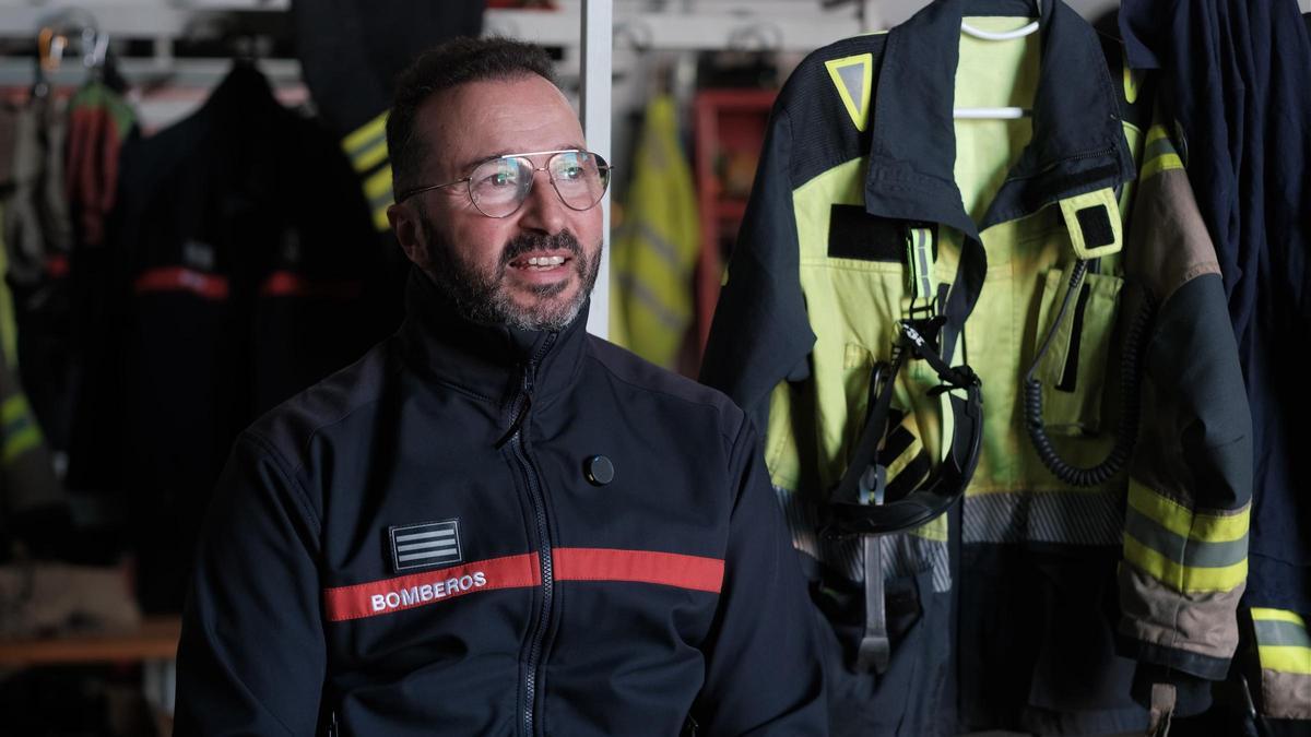José Antonio López Jefe de Bomberos de Ibiza.