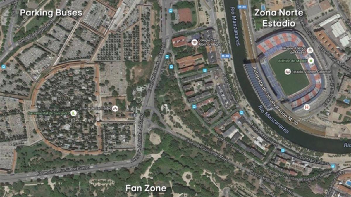 La 'Fan Zone' del Sevilla estará en el Parque de San Isidro