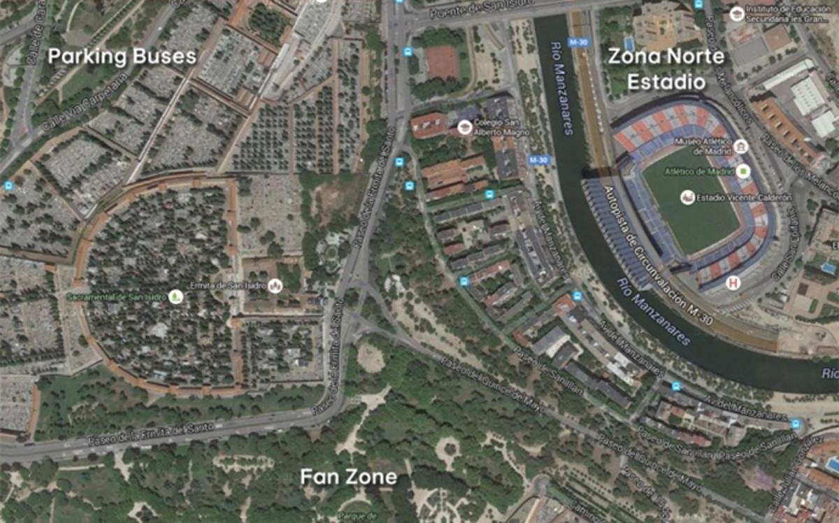 La 'Fan Zone' del Sevilla estará en el Parque de San Isidro