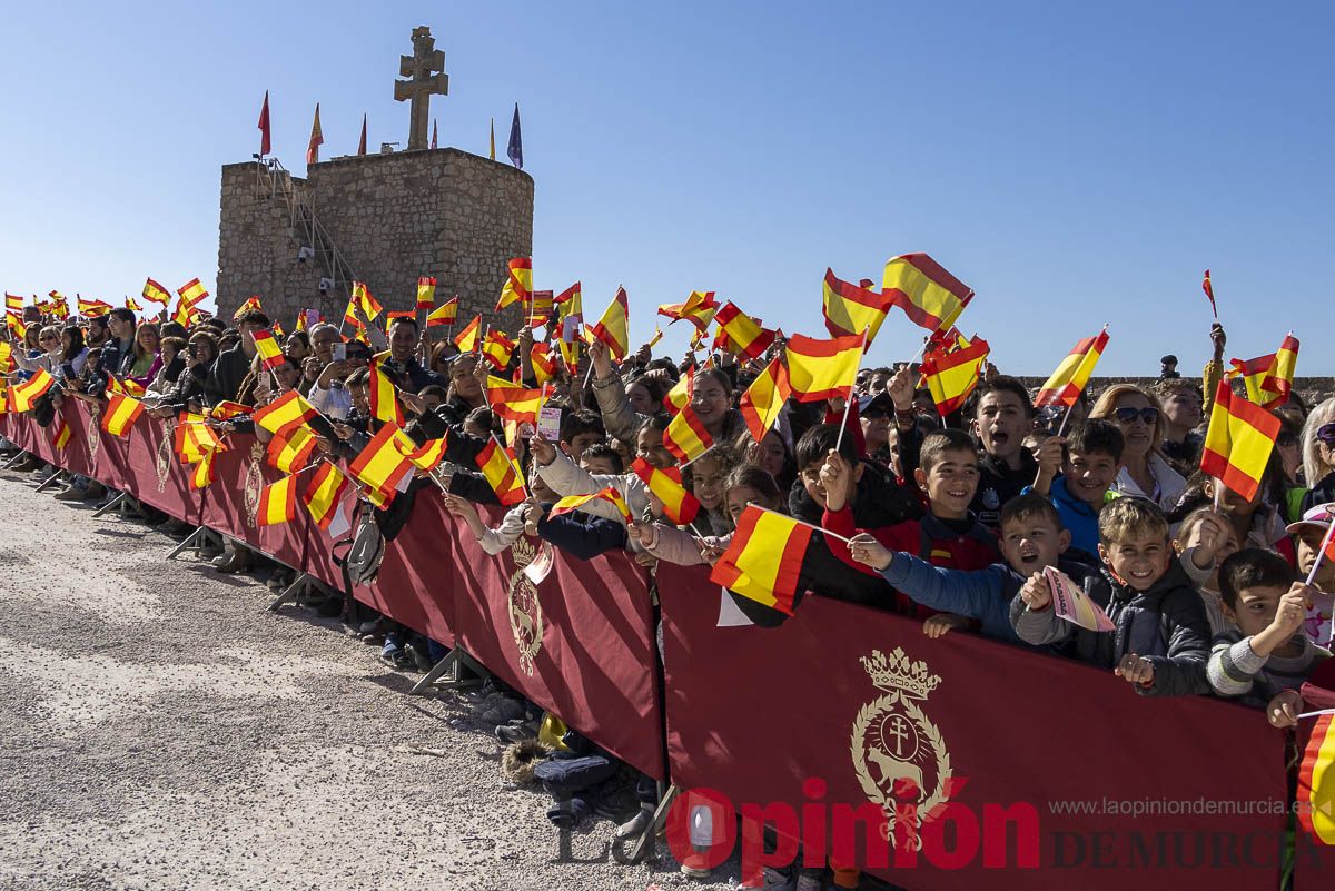 Visita de los reyes de España a Caravaca (explanada de la Basílica)