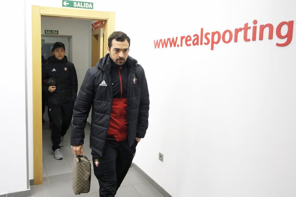 El partido entre el Sporting y el Osasuna, en imágenes