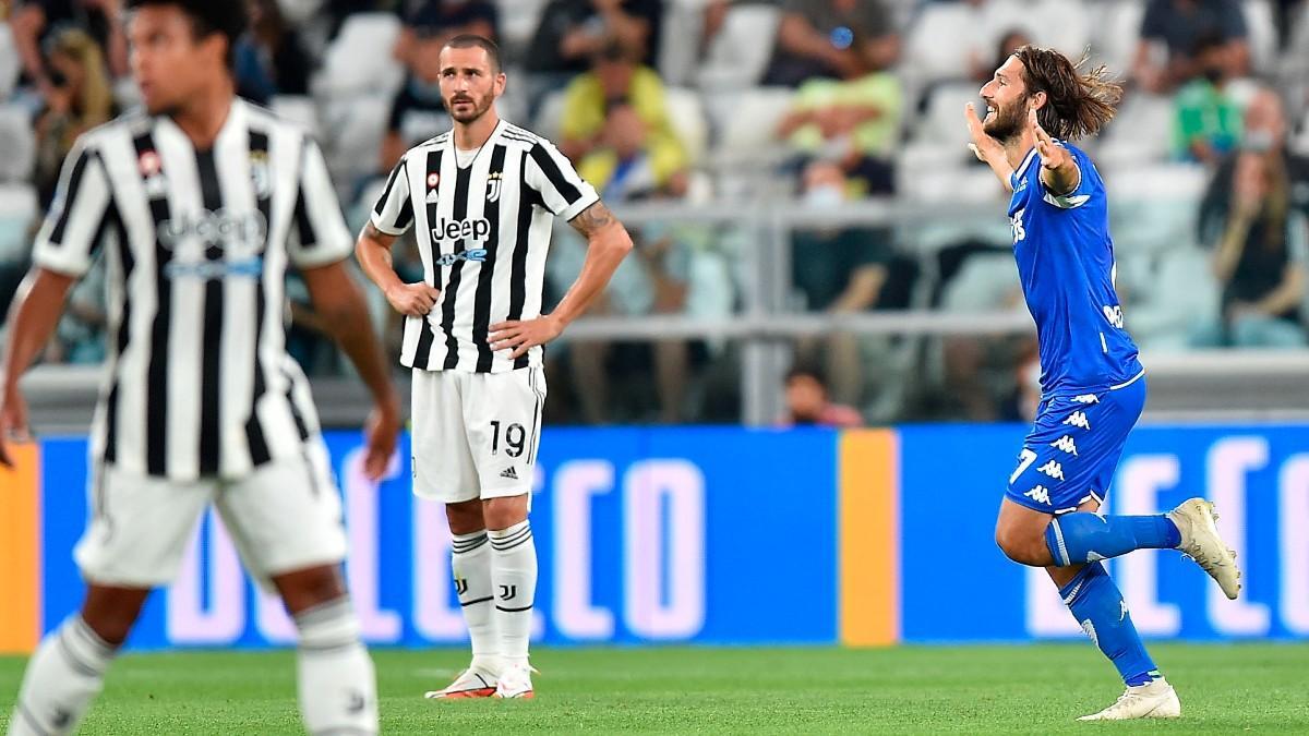 Mancuso marcó el único gol del partido en la derrota de la Juventus ante el Empoli