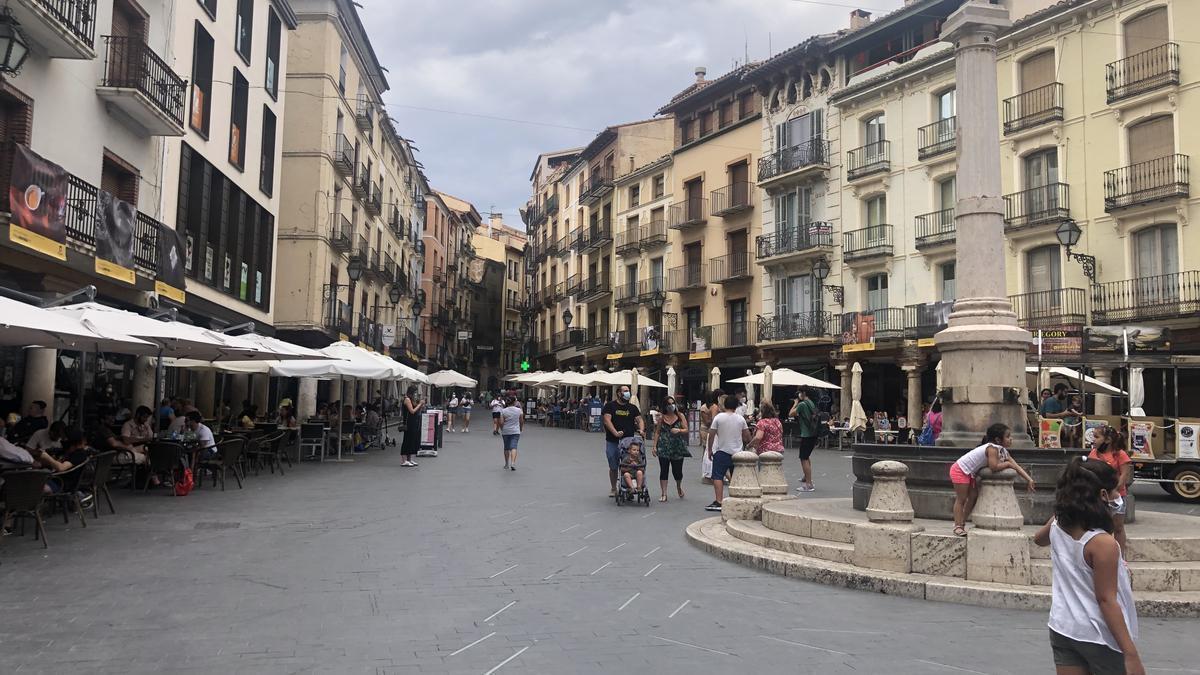 Imagen de archivo de la Plaza del Torico de Teruel.