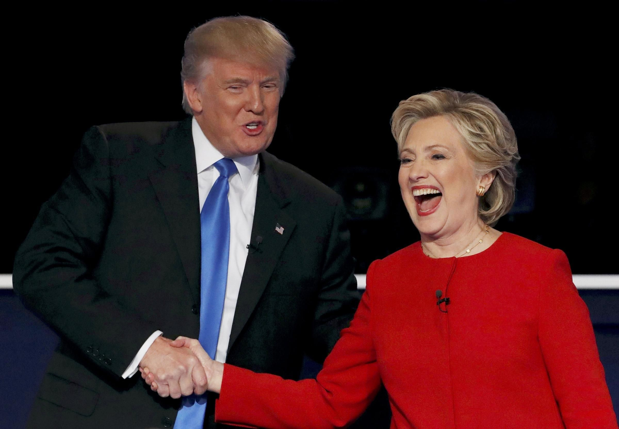 Debate de Clinton y Trump