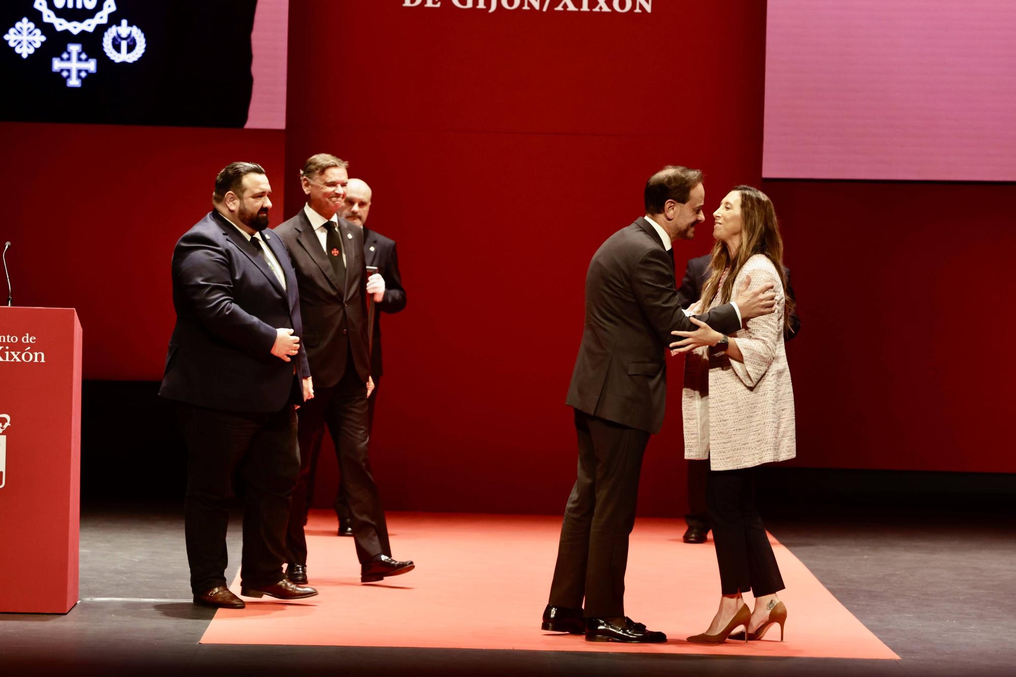 Entrega de las medallas de la ciudad de Gijón