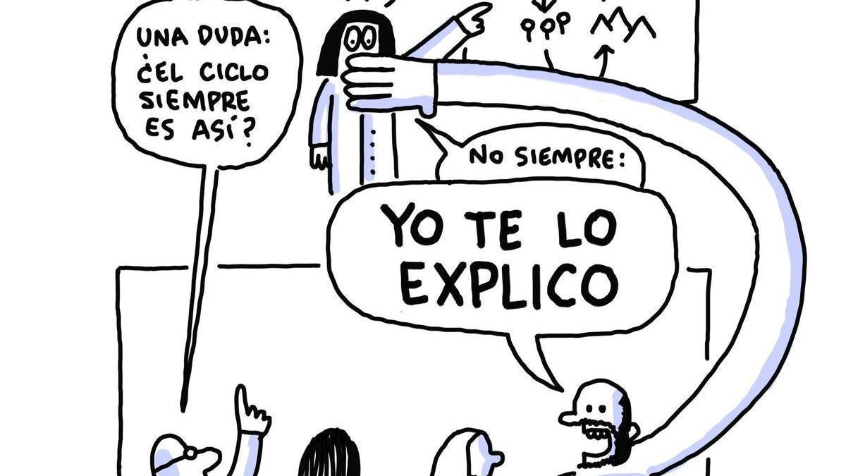CREAF y Javier Royo. Campaña #aquipasa para visibilizar la desigualdad de género en la ciencia.