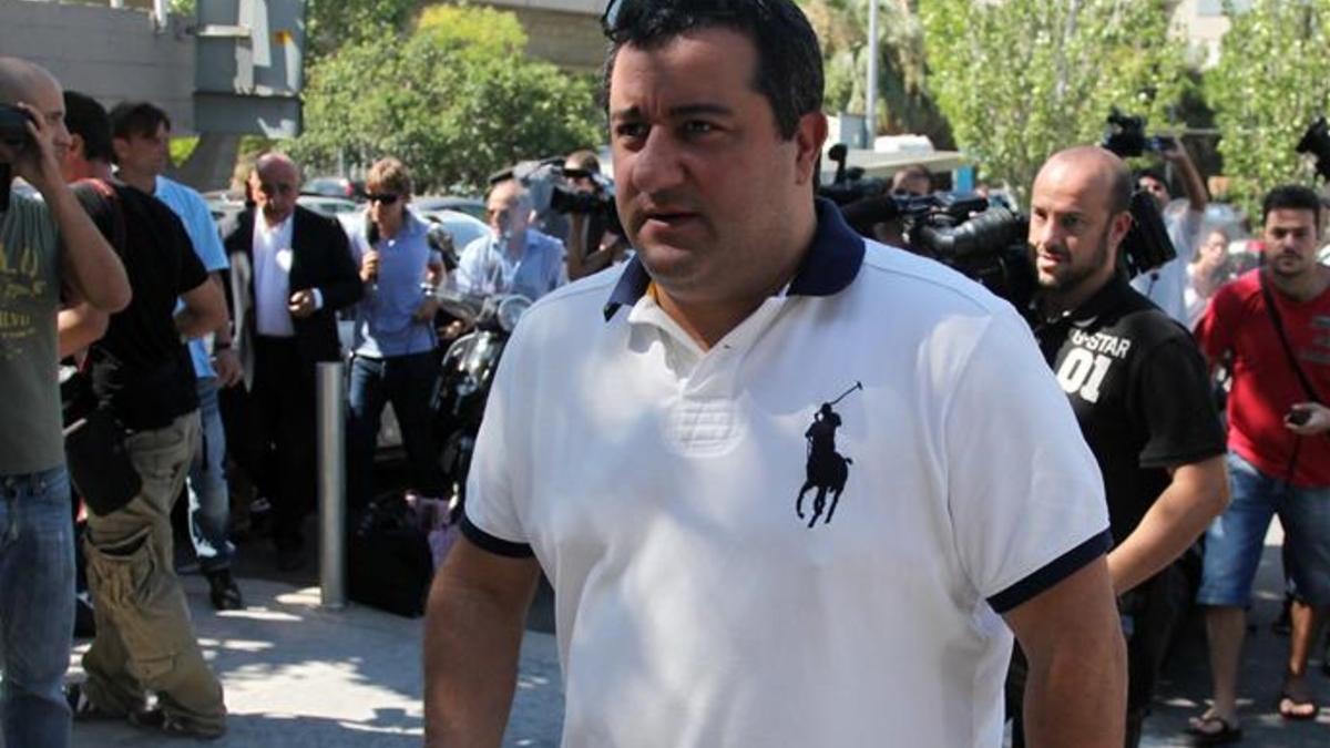 Mino Raiola, representante de Ibrahimovic y Pogba.