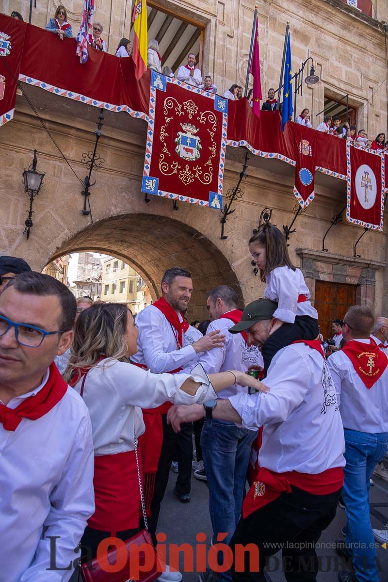 Recorrido Caballos del Vino día dos de mayo en Caravaca