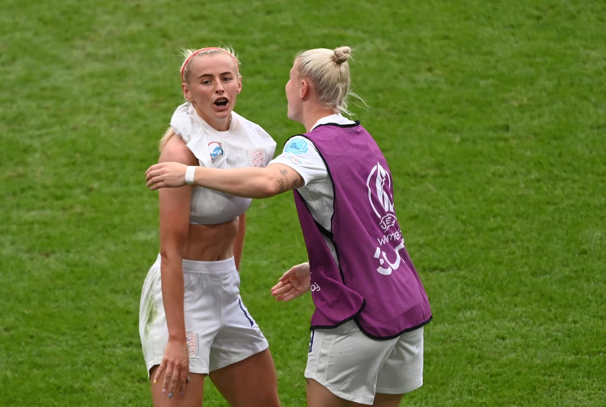 Así ha sido el gol de Kelly para que Inglaterra gane la Eurocopa Femenina