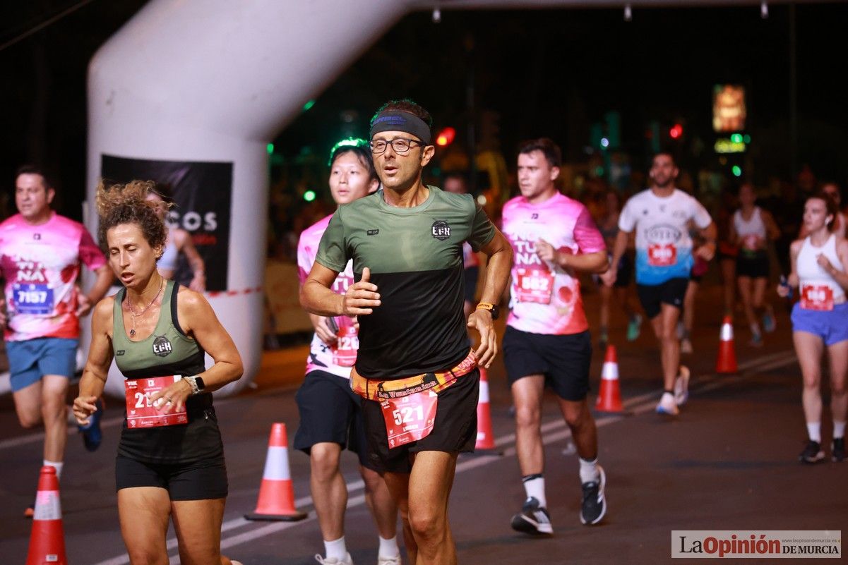 Las mejores imágenes de la carrera nocturna de Murcia