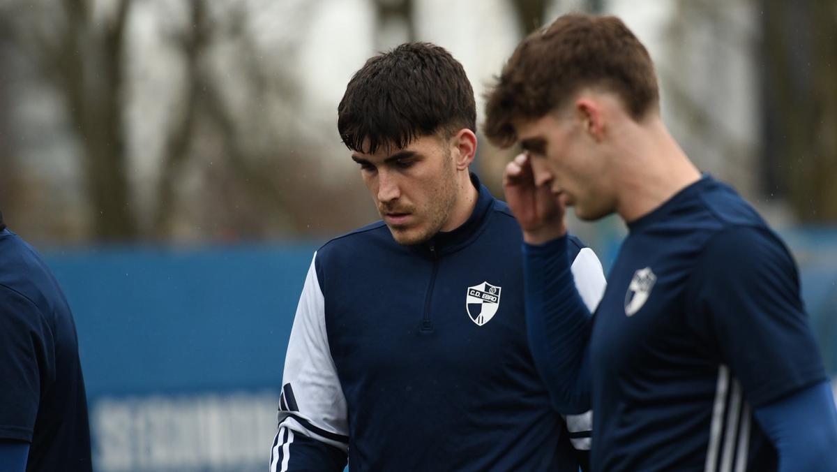 Los jugadores del conjunto arlequinado, en una sesión de entrenamiento esta semana.