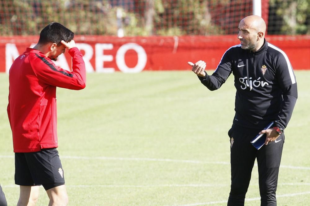 Entrenamiento del Sporting