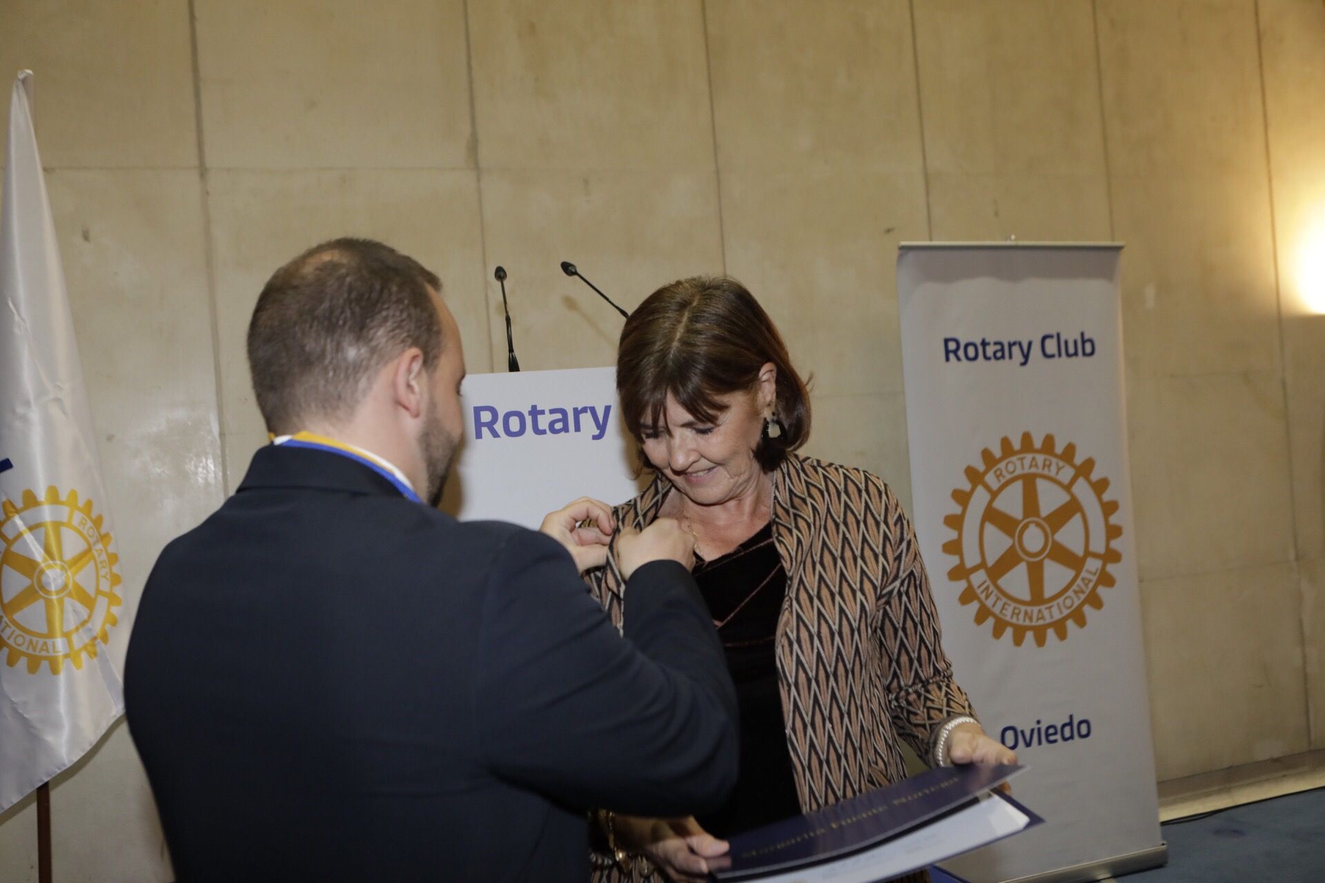 EN IMÁGENES: Entrega del premio "Paul Harris" de los rotarios a Margarita Fuente