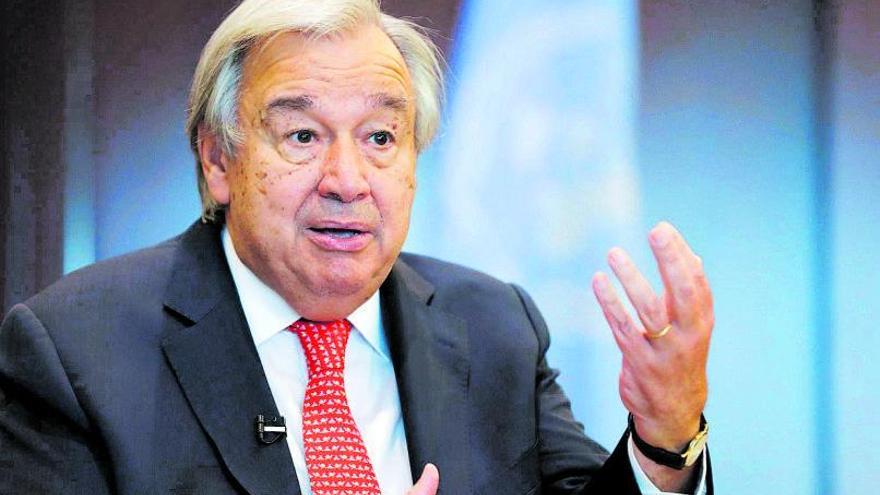 Antonio Guterres: «Usen les mateixes
tàctiques que les tabaqueres»