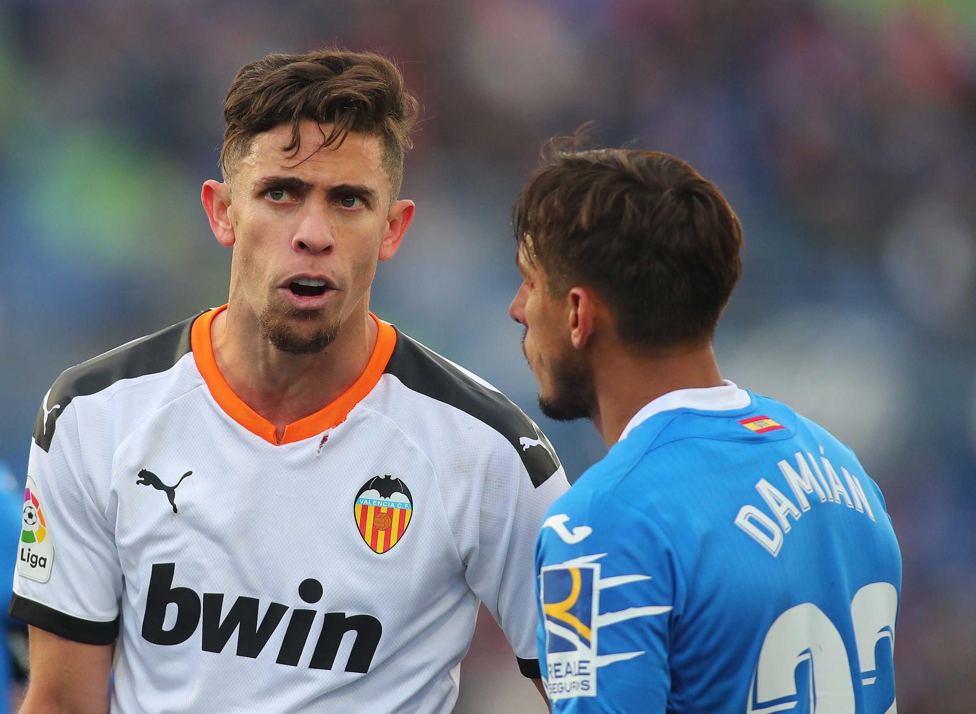 Los enfrentamientos Valencia CF - Getafe con Bordalás en el banquillo madrileño