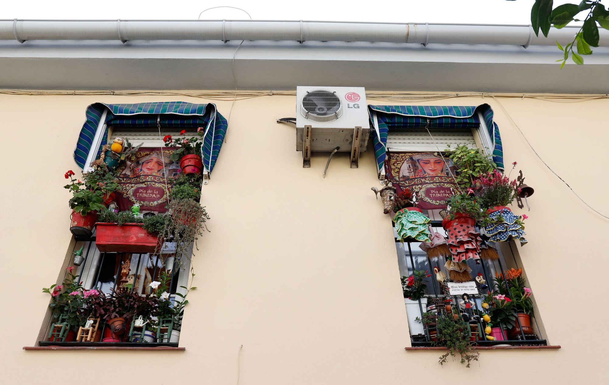 Concurso de balcones del barrio de la Trinidad