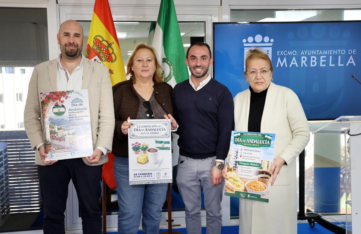 Paellas y meriendas vecinales para celebrar el Día de Andalucía