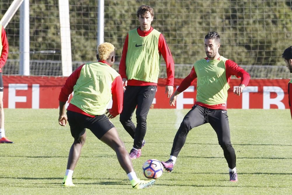 Entrenamiento del Sporting