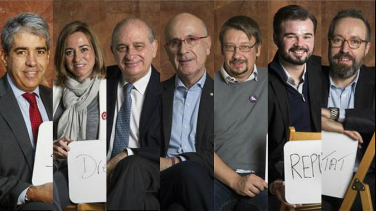 Combo candidatos catalanes elecciones generales 20D