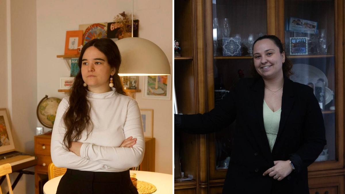 Sara Peña y Nerea Fernández son dos jóvenes valencianas con problemas para adquirir una vivienda.