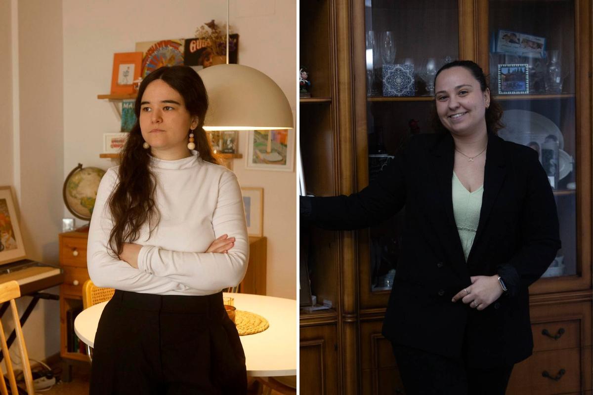 Sara Peña y Nerea Fernández son dos jóvenes valencianas con problemas para adquirir una vivienda.