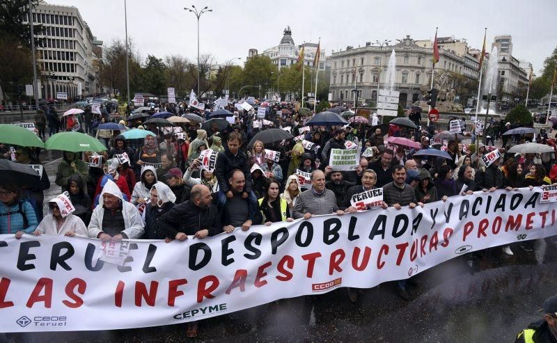 Manifestación 'Revuelta de la España vaciada' en Madrid