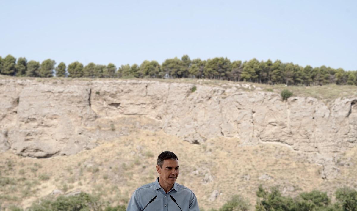 Pedro Sánchez, presidente del Gobierno y Luis Planas, ministro de Agricultura, han presentado el Plan Estatal de Fertilízantes.