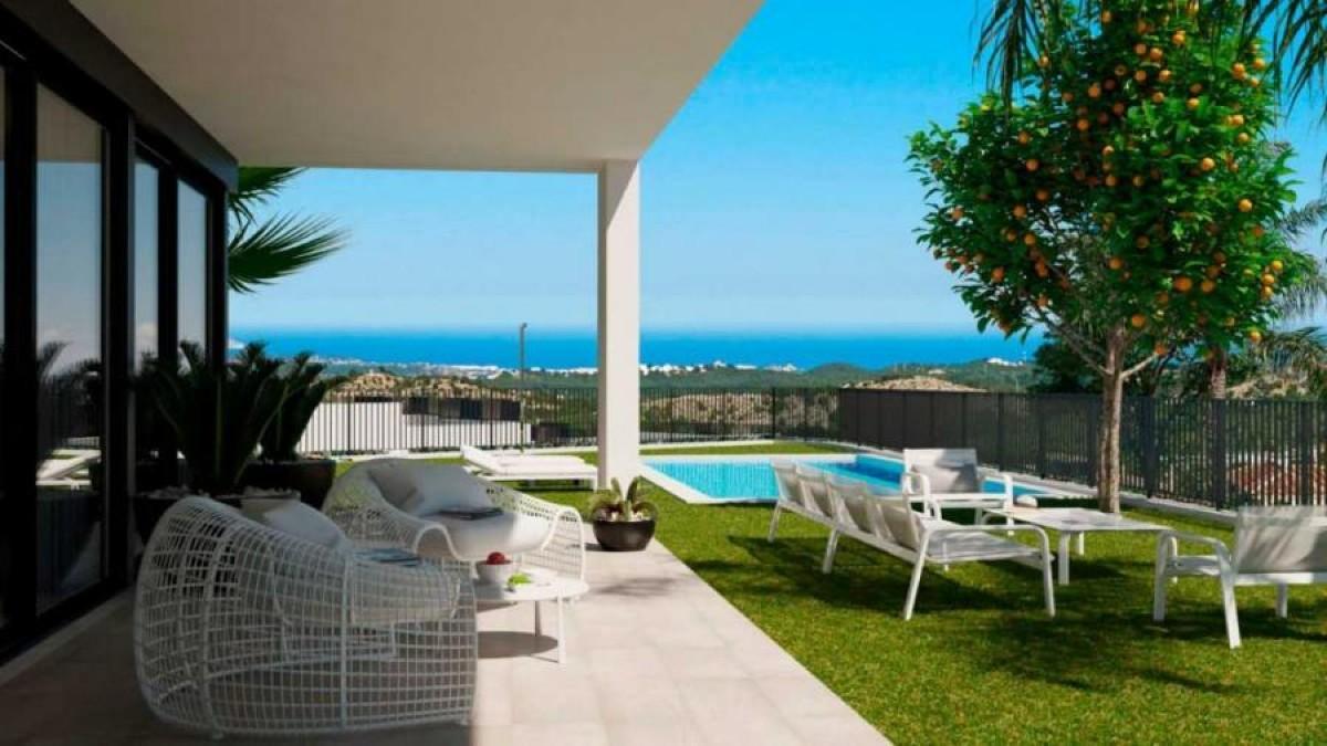 Una recreación de la promoción que Alibuilding desarrolla en Polop.