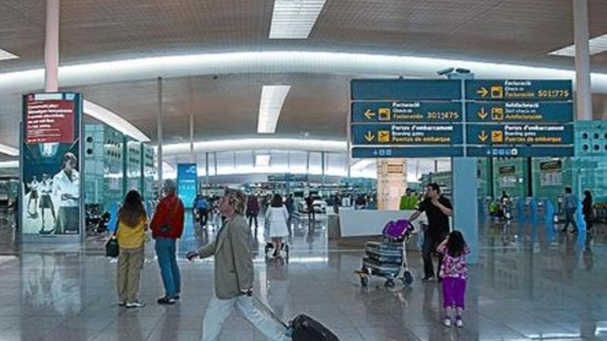 Instalaciones de la T-1 de El Prat, el pasado junio.