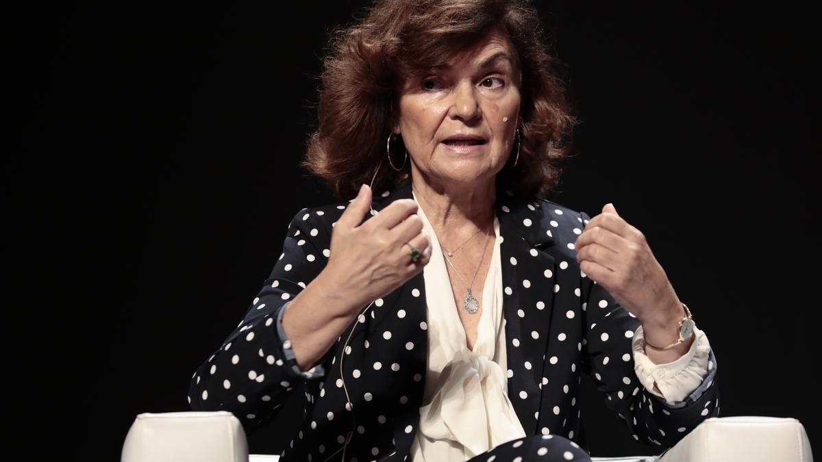 La ex vicepresidenta del Gobierno Carmen Calvo.