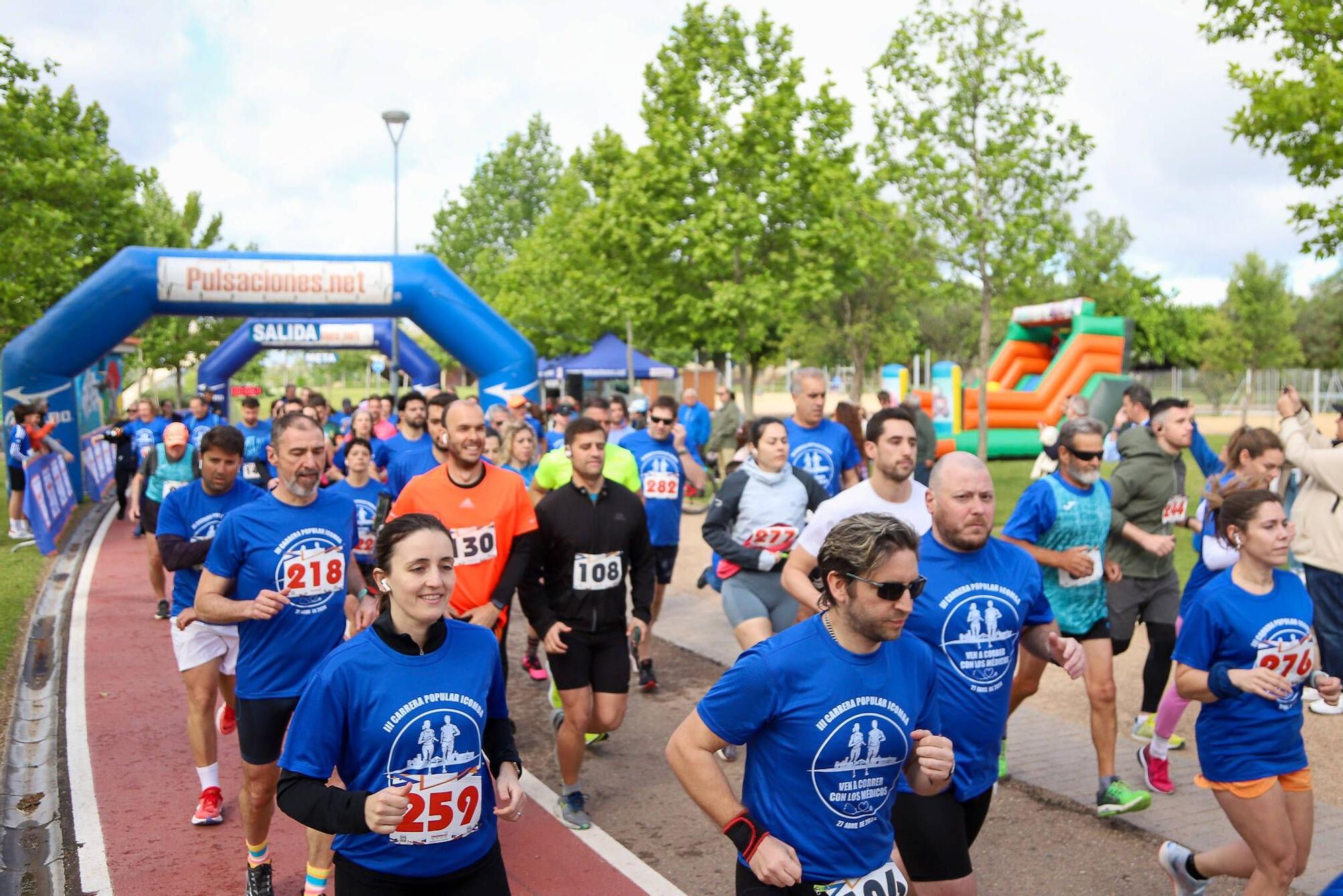 Carrera de los médicos en Badajoz: "Hoy se pasa consulta en el parque del río y se receta ejercicio"