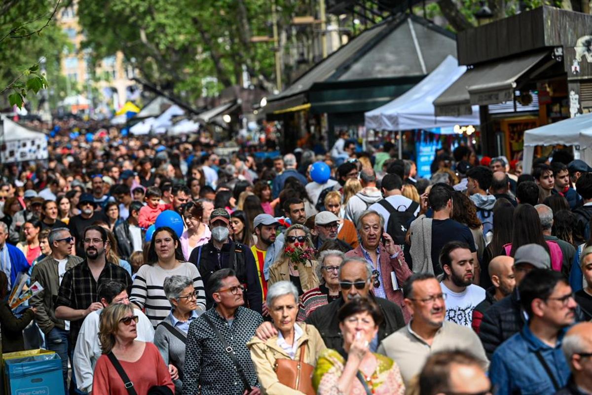 Sant Jordi de récord en Barcelona